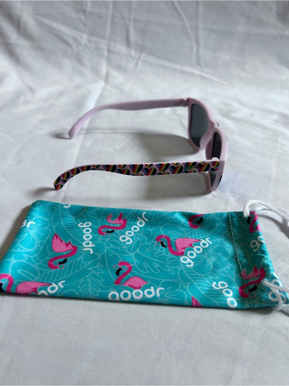 Goodr Rainbow Women’s Sunglasses - Picture 3 of 4